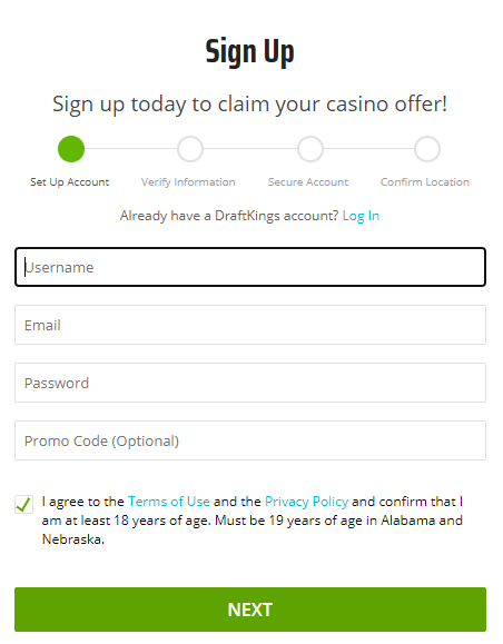 &iquest;C&oacute;mo puedo activar el c&oacute;digo promocional Draftkings Sportsbook para los deportes?